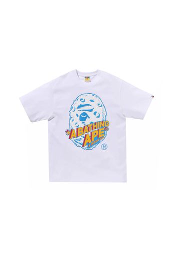 BAPE Moon Ape Head Tee White