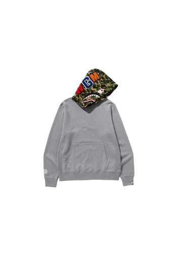 BAPE ABC Camo Shark Pullover Hoodie Gray