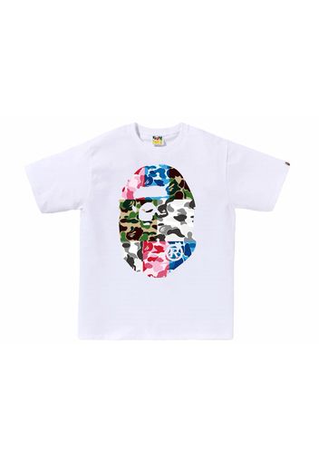 BAPE ABC Camo Crazy Big Ape Head Tee White