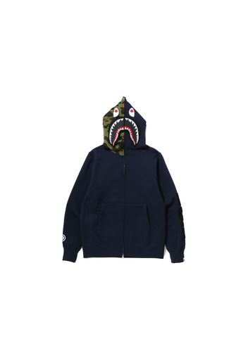 BAPE Detatchable Shark Full Zip Hoodie Navy