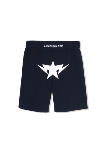 BAPE Twinsta Sweat Shorts Navy