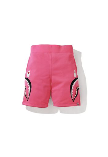 BAPE A Bathing Ape Neon Shark Sweat Shorts Pink