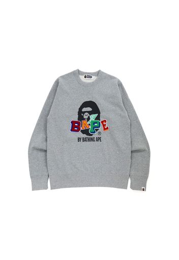 BAPE Patch Crewneck Grey