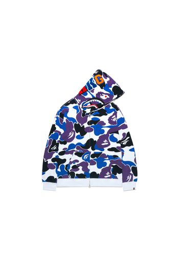 BAPE 18th Anniversary Hong Kong Shark Full Zip Hoodie Purple