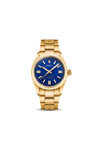 BAPE ABathing Ape Type 7 Bapex Watch Gold Blue