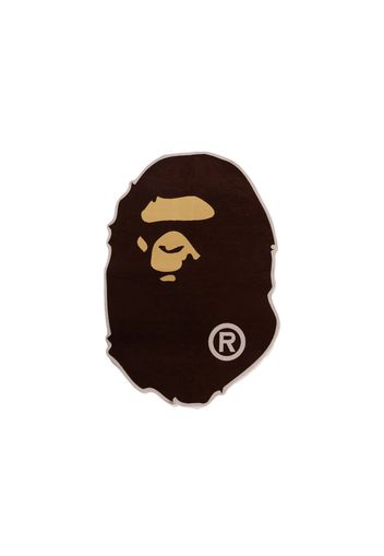 BAPE Ape Head Large Rug Brown