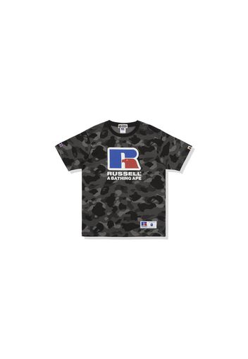 BAPE x Russell Color Camo Tee Black