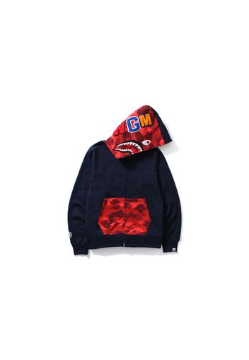 BAPE Color Camo Shark Full Zip Hoodie Navy