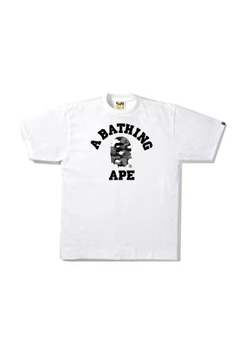 BAPE Stripe ABC Camo College Tee White/Black