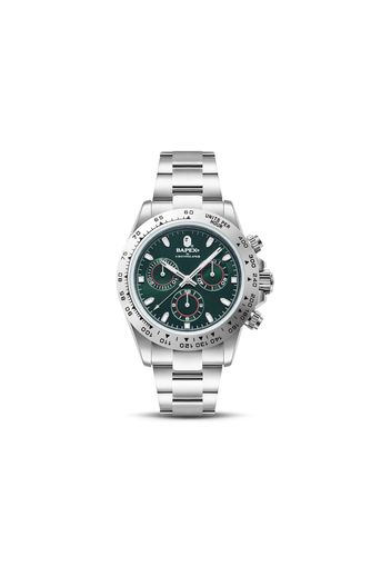 BAPE Type 4 Bapex #2 Watch Silver/Green