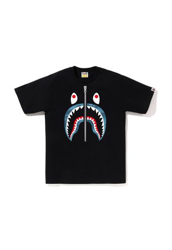 BAPE Honeycomb Camo Shark Tee Black/Blue