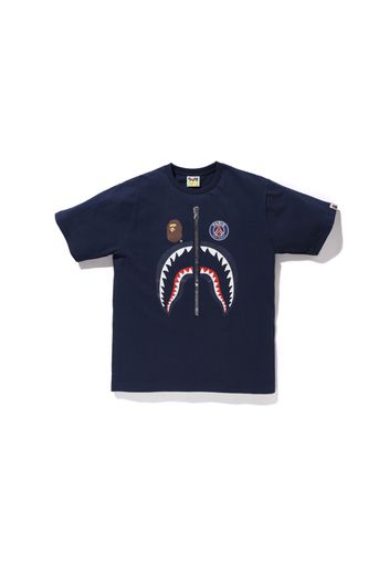 BAPE x PSG Shark Tee Navy