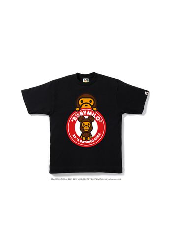 BAPE Medicom Toy Bearbrick Milo Busy Works Tee Black/Red