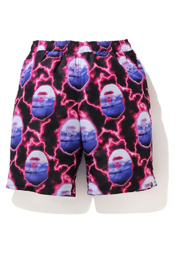 BAPE Lightning Track Shorts Black