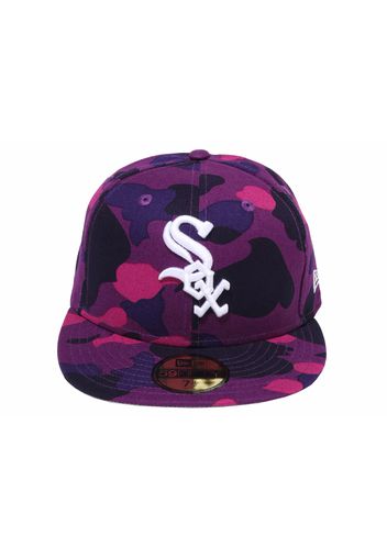 BAPE x MLB New Era White Sox 59Fifty Fitted Cap Purple