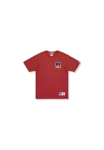 BAPE x Russell College Tee Red