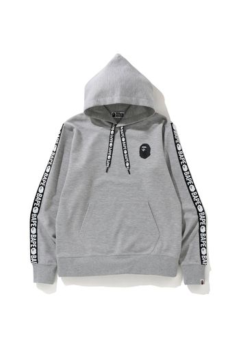 BAPE Double Knit Wide Pullover Hoodie Grey