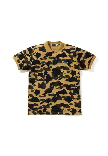 BAPE 1st Camo Patched Polo Yellow