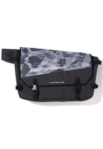 BAPE Honeycomb Camo Messenger Bag Grey