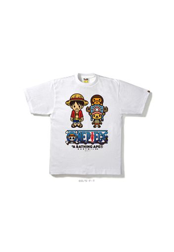 BAPE One Piece Luffy & Chopper X Milo Tee White