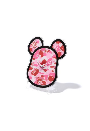 BAPE Medicom Toy ABC Bearbrick Clock Pink