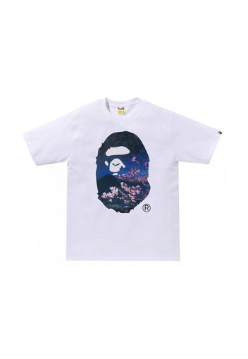 BAPE Sakura Photo Ape Head #2 Tee (SS24) White