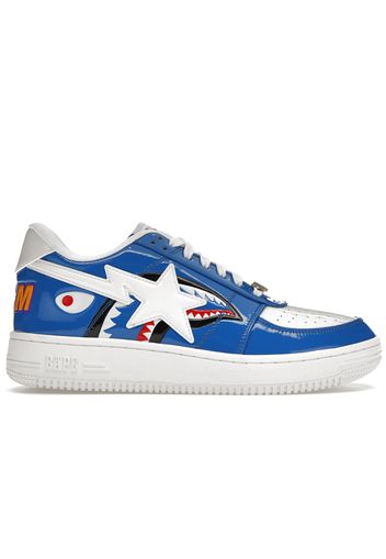 A Bathing Ape Bape Sta Low Color Block Shark Blue