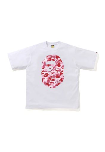 BAPE ABC Camo Big Ape Head Relaxed Tee White/Pink