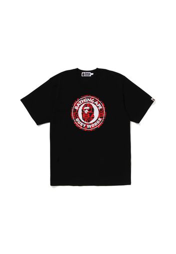 BAPE Lux Sport Pattern Busy Works Tee Black