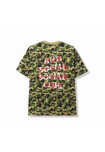 BAPE x Anti Social Social Club ABC Camo Tee Green