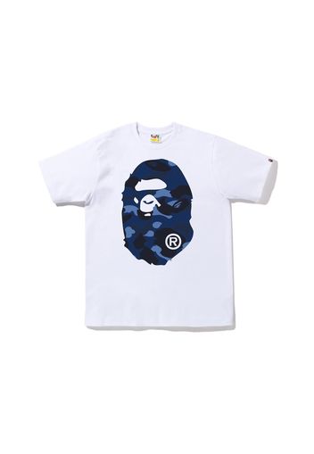 BAPE Color Camo Big Ape Head Tee White Blue