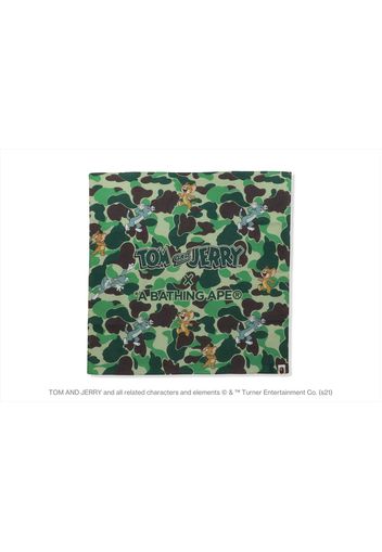 BAPE x Tom and Jerry Camo Bandana Green