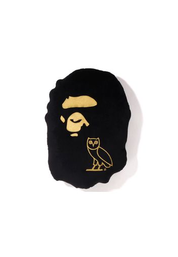 BAPE x OVO Ape Head Cushion Black