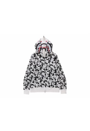 BAPE ABC Camo Double Shark Full Zip Hoodie (FW23) Grey