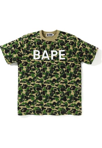 BAPE ABC Bape Relaxed Tee Green