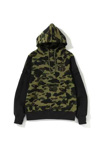 BAPE 1st Camo Sleeve Pocket Pullover Hoodie Green