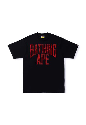 BAPE Color Camo NYC Logo Tee (SS22) Black Red