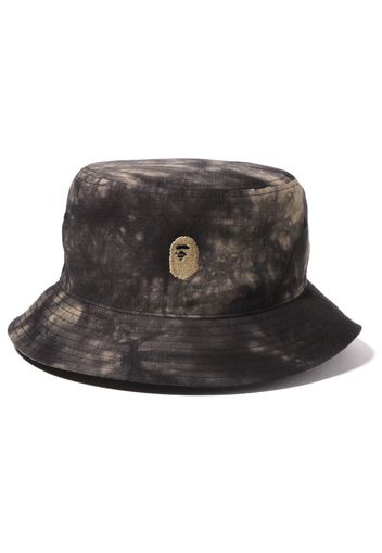 BAPE Tie Dye One Point Bucket Hat Black