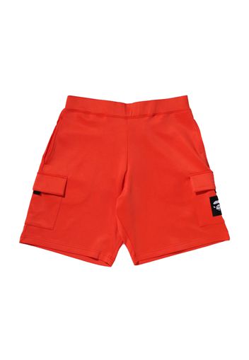 BAPE Wide Fit Double Knit Shorts Orange