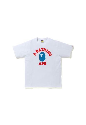 BAPE Colors College T-Shirt White/Blue