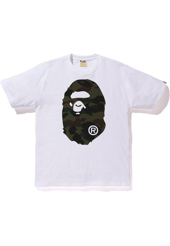 BAPE Reflector 1st Camo Big Ape Head Tee White/Green