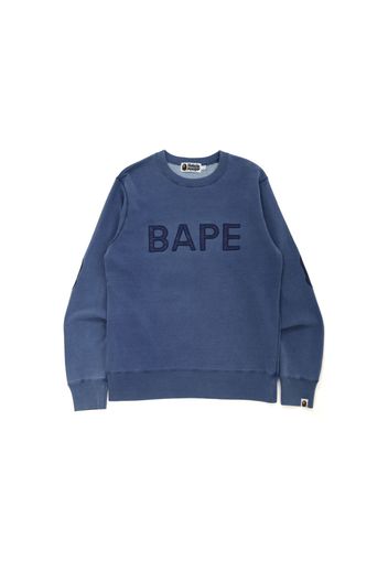 BAPE Patch Indigo Crewneck Indigo