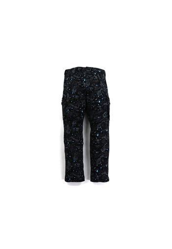 BAPE Space Camo Wide Fit 6 Pocket Pant Black