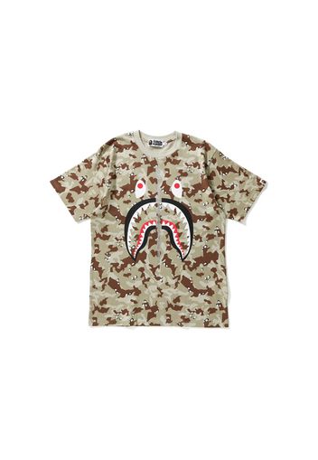 BAPE Desert Camo Shark Tee Beige