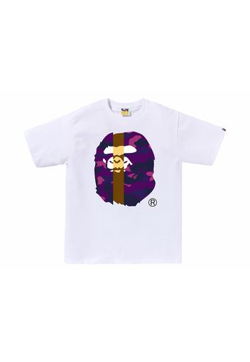 BAPE Color Camo Transform Big Ape Head Tee White/Purple