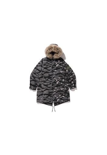 BAPE x Undefeated M-51 Hoodie Jacket Black