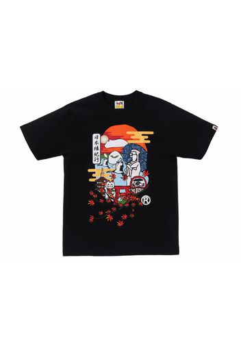 BAPE Japan Culture Ape Head Tee (FW23) Black