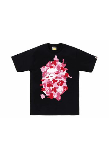 BAPE ABC Camo Rebuild Big Ape Head Tee Black/Pink