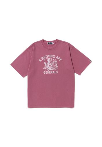 BAPE Pigment Dyed General Bape Relaxed Fit Tee Purple