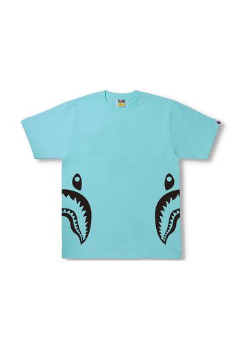 BAPE Bicolor Side Shark Tee (SS22) Sax